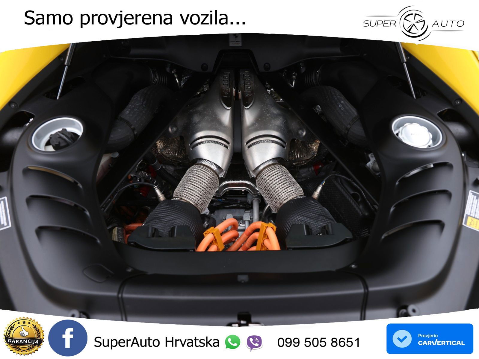 Ferrari 296 GTB 3.0 V6 (830 KS) F1 DCT LED+GR SJED+ACC