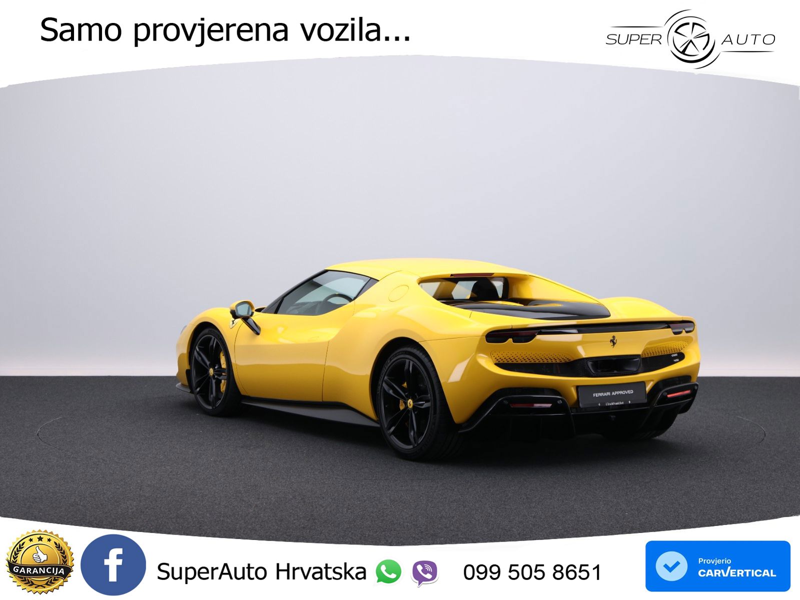 Ferrari 296 GTB 3.0 V6 (830 KS) F1 DCT LED+GR SJED+ACC