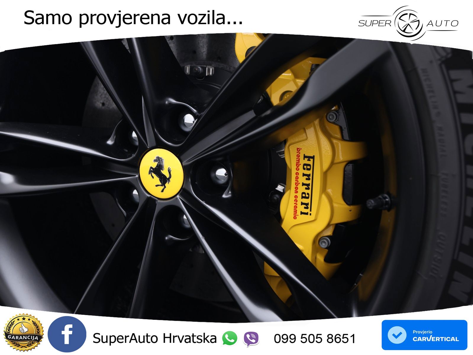 Ferrari 296 GTB 3.0 V6 (830 KS) F1 DCT LED+GR SJED+ACC