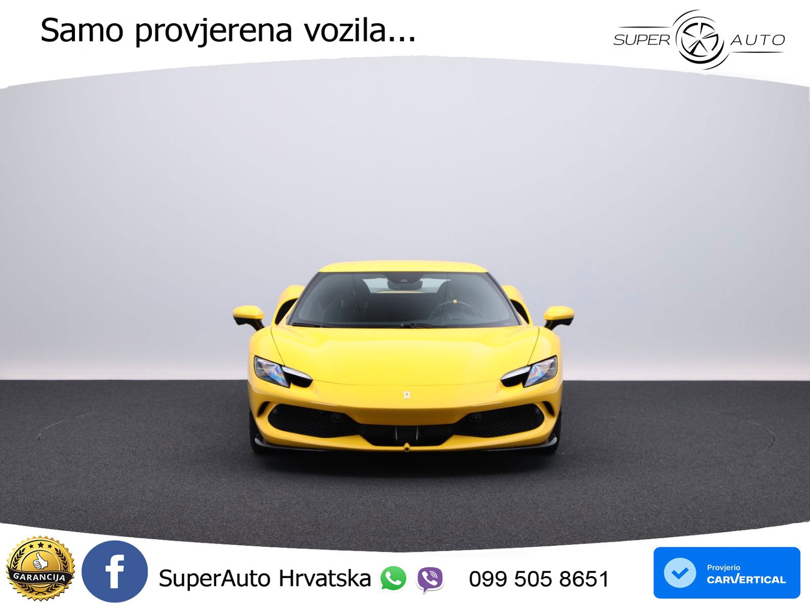 Ferrari 296 GTB 3.0 V6 (830 KS) F1 DCT LED+GR SJED+ACC
