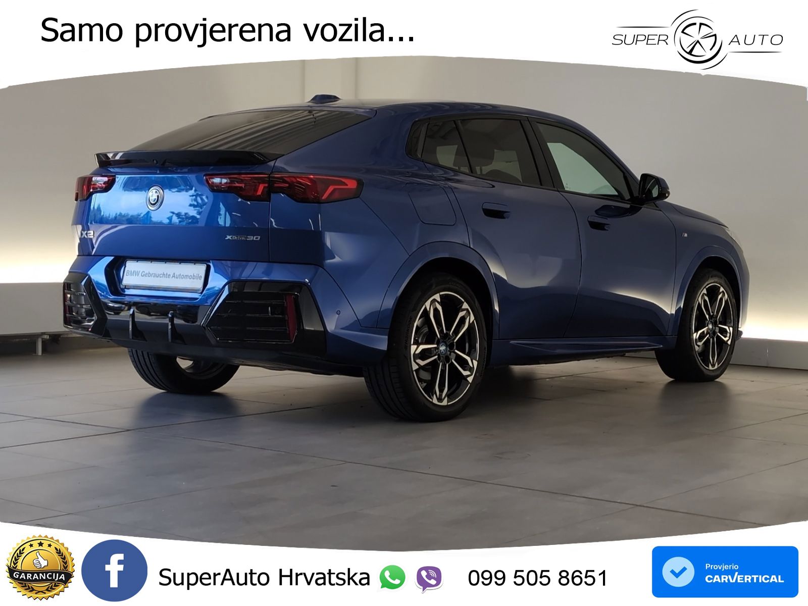 BMW iX2 66.5 kWh (313 KS) xDrive30