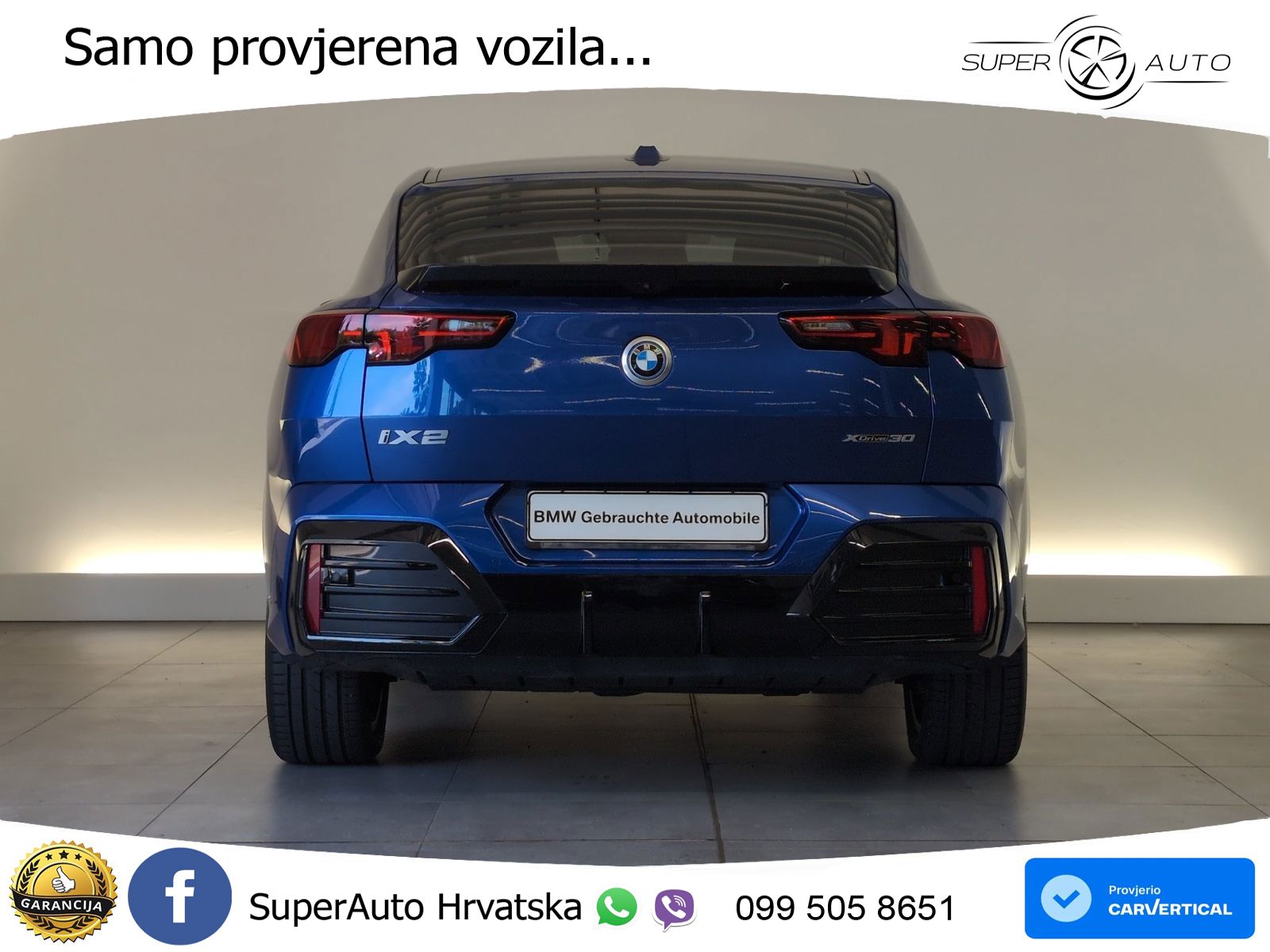 BMW iX2 66.5 kWh (313 KS) xDrive30