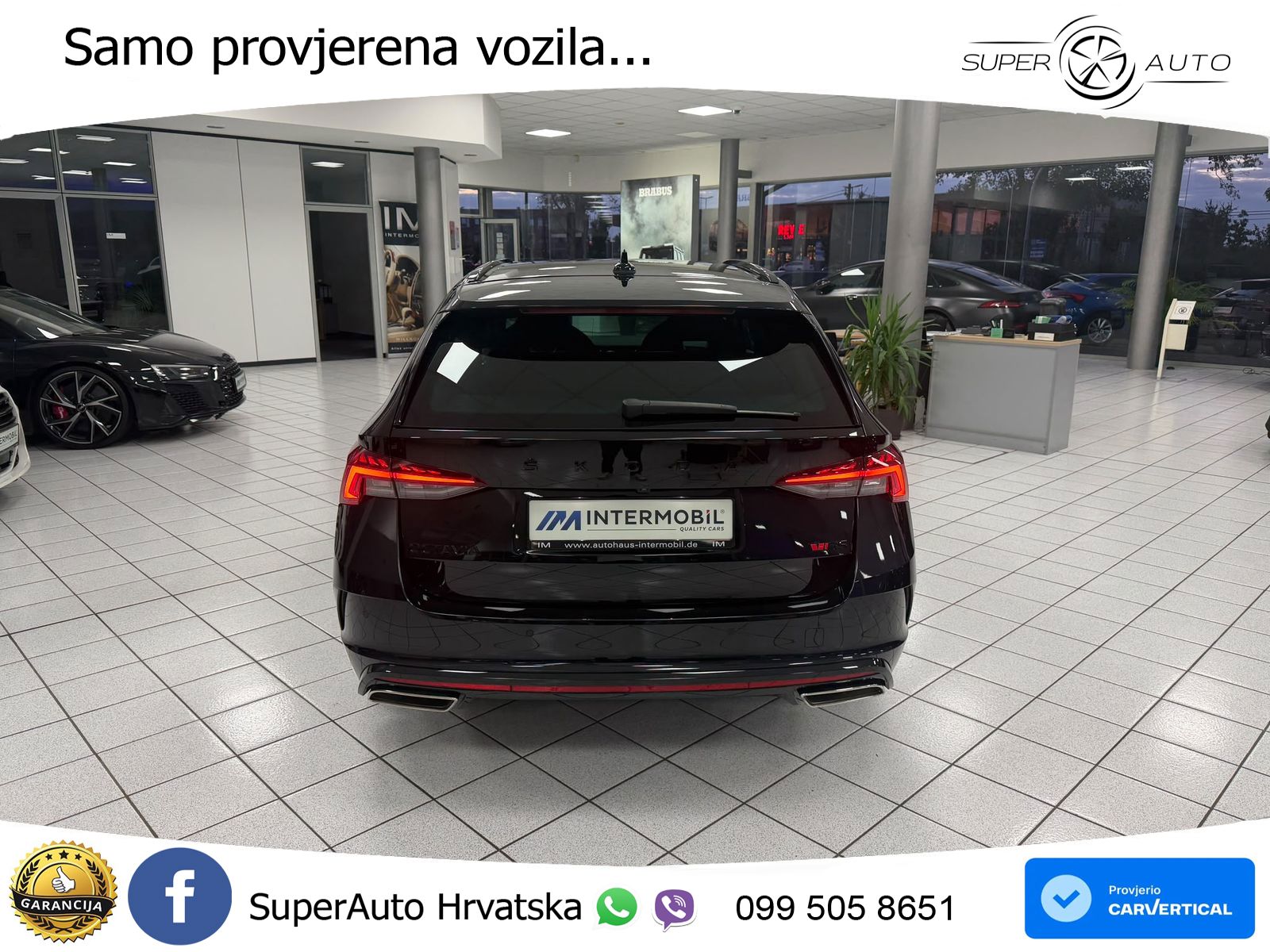 Škoda Octavia Combi RS 2.0 TDI (200 KS) 4x4 DSG LED+GR SJED+ACC