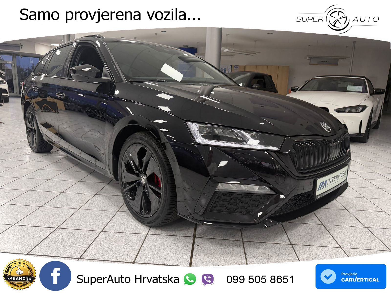 Škoda Octavia Combi RS 2.0 TDI (200 KS) 4x4 DSG LED+GR SJED+ACC