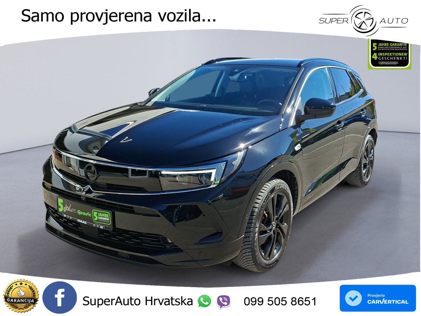 Opel Grandland 1.2i Turbo (130 KS) Automatic GS LED+GR SJED+ACC
