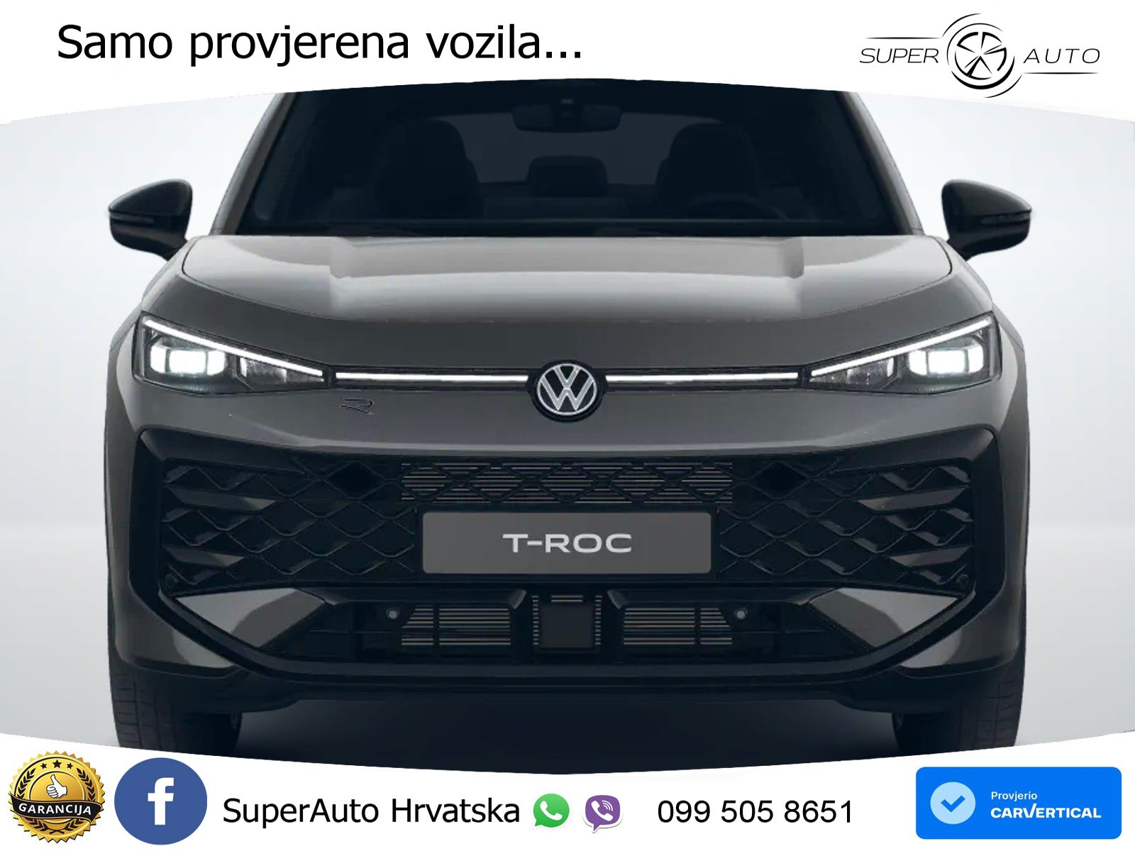 Volkswagen T-Roc 1.5 eTSI (150 KS)  DSG R-Line LED+GR SJED+ACC