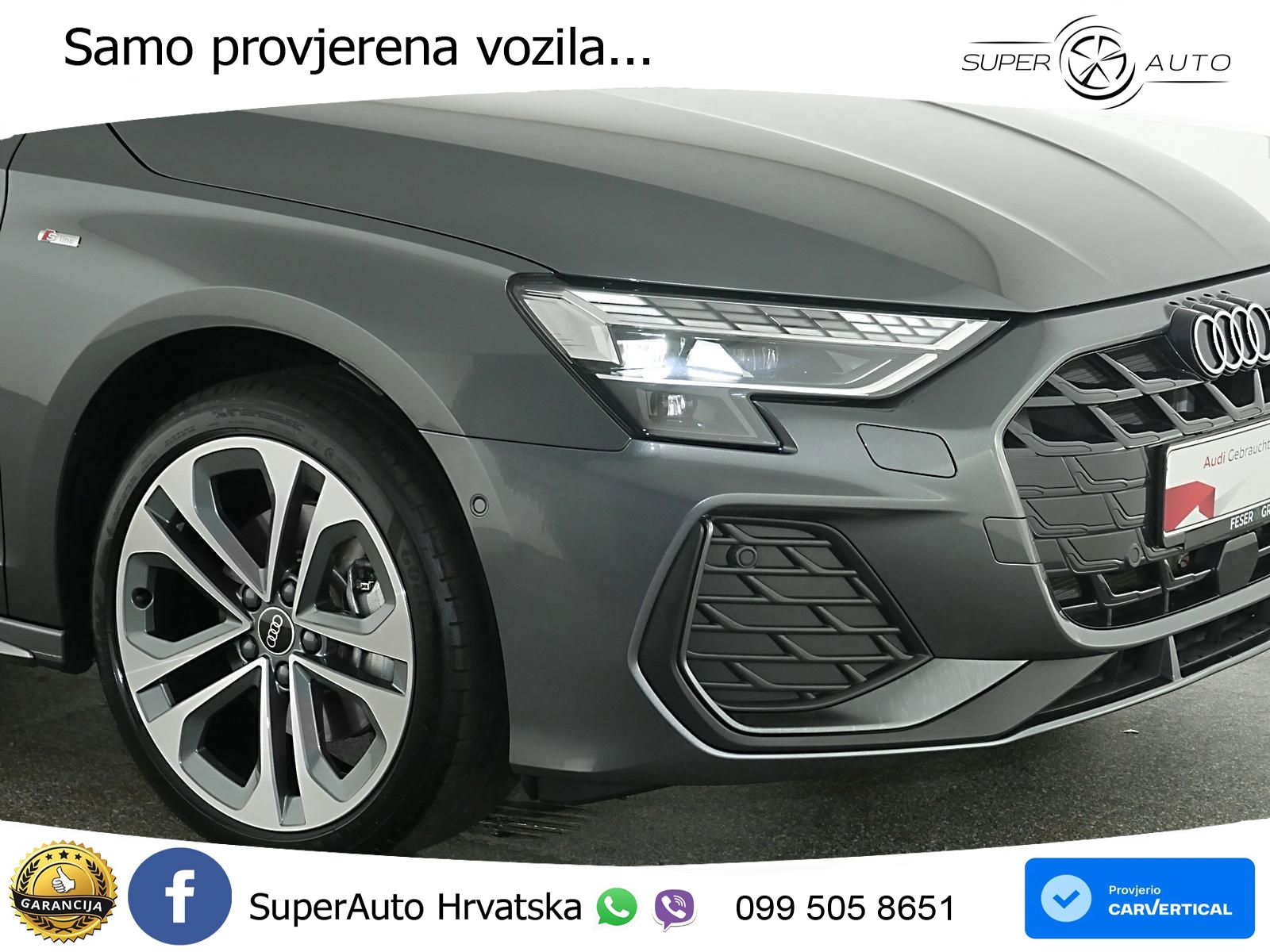 Audi A3 Sportback 40 TFSI e (204 KS) Plug-in Hybrid S tronic S line LED+GR SJED+ACC
