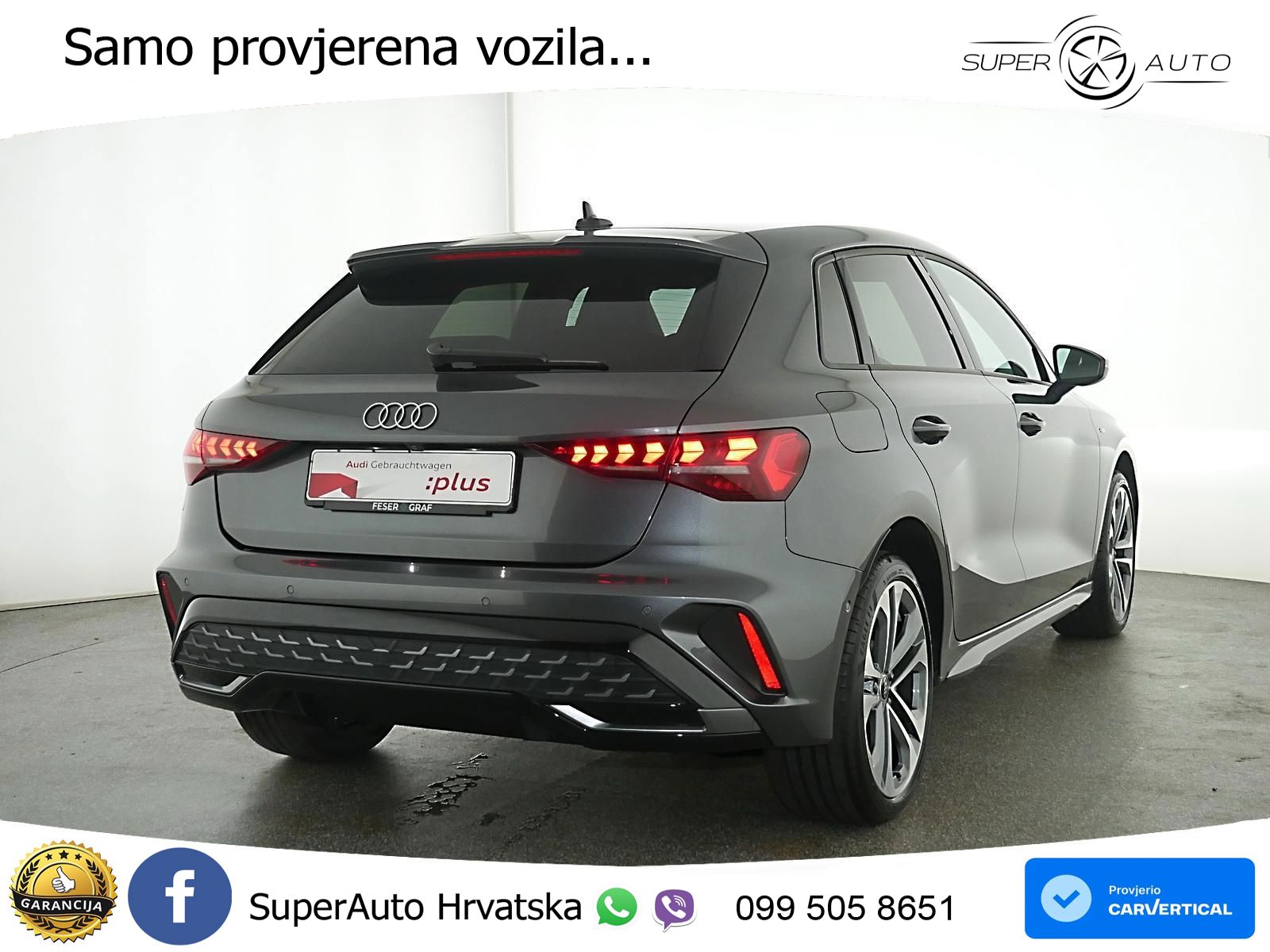Audi A3 Sportback 40 TFSI e (204 KS) Plug-in Hybrid S tronic S line LED+GR SJED+ACC
