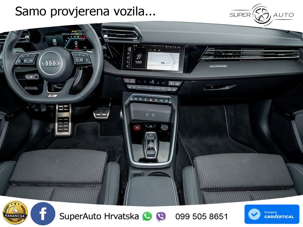 Audi S3 Limuzina 2.0 TFSI (333 KS) quattro S tronic LED+GR SJED+ACC