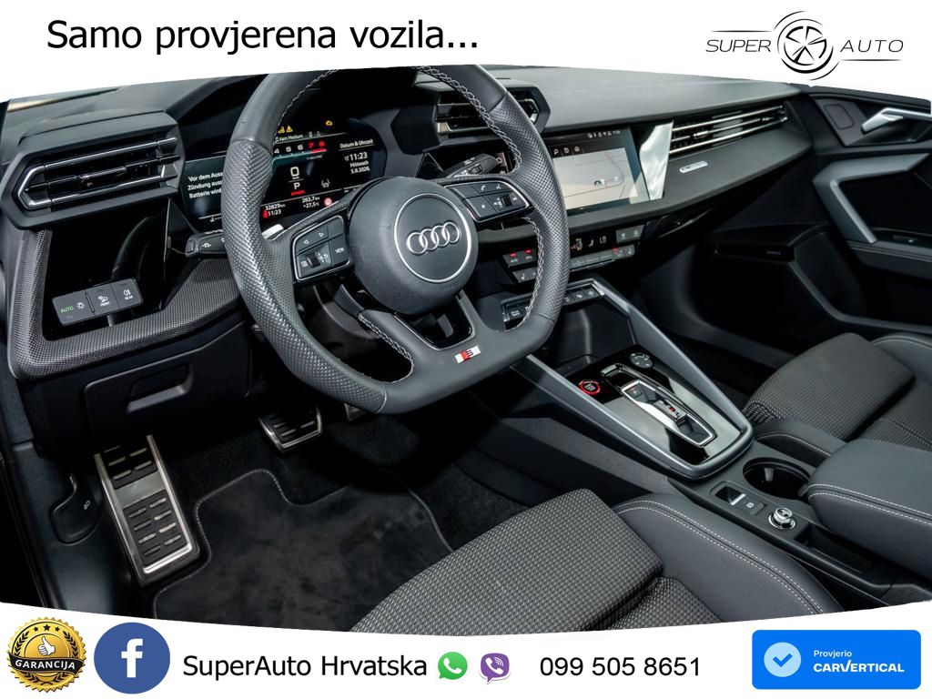 Audi S3 Limuzina 2.0 TFSI (333 KS) quattro S tronic LED+GR SJED+ACC
