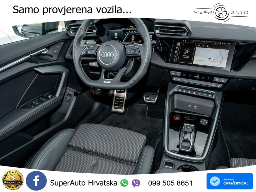 Audi S3 Limuzina 2.0 TFSI (333 KS) quattro S tronic LED+GR SJED+ACC