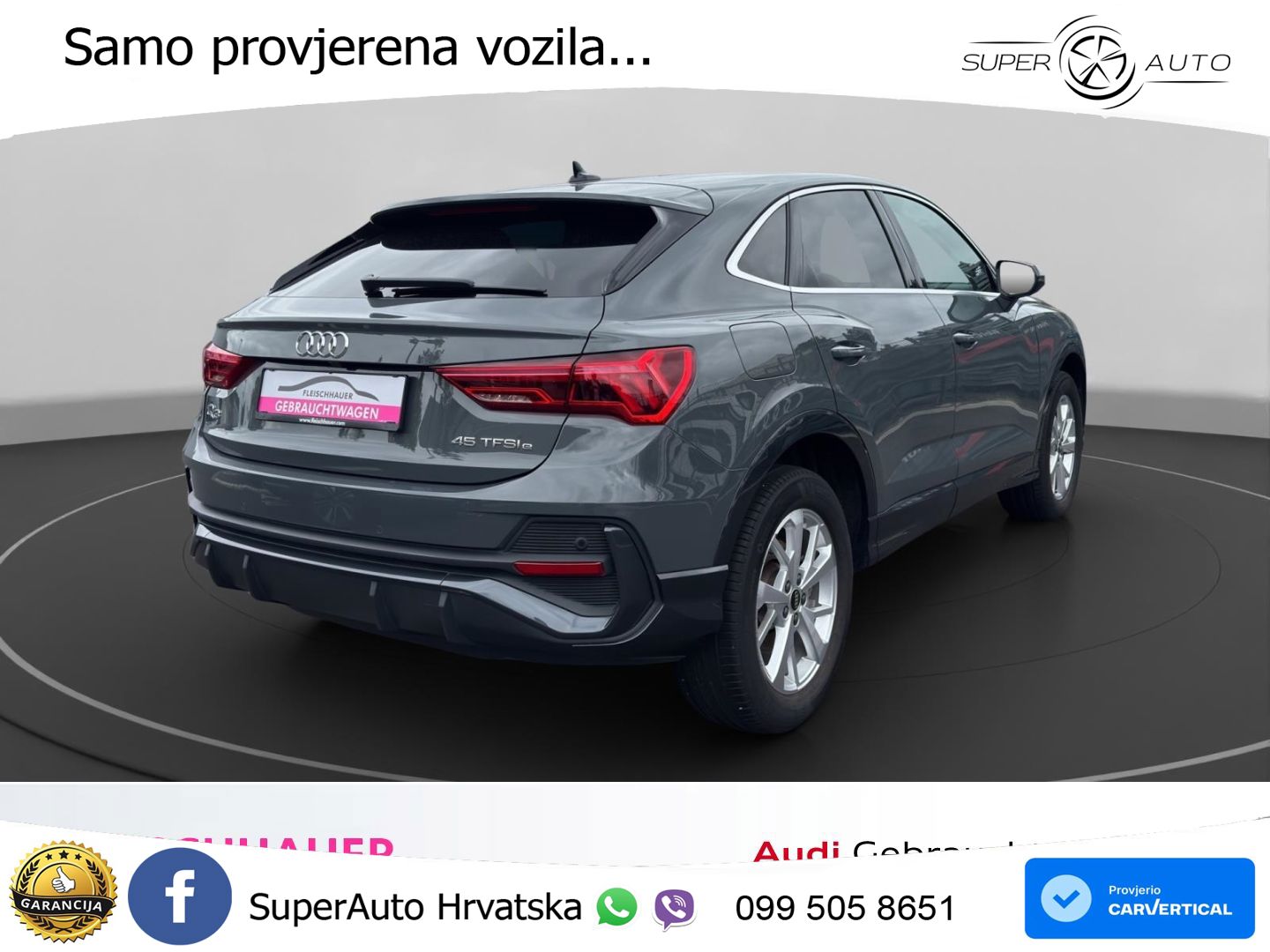 Audi Q3 Sportback 45 TFSIe (245 KS) S tronic