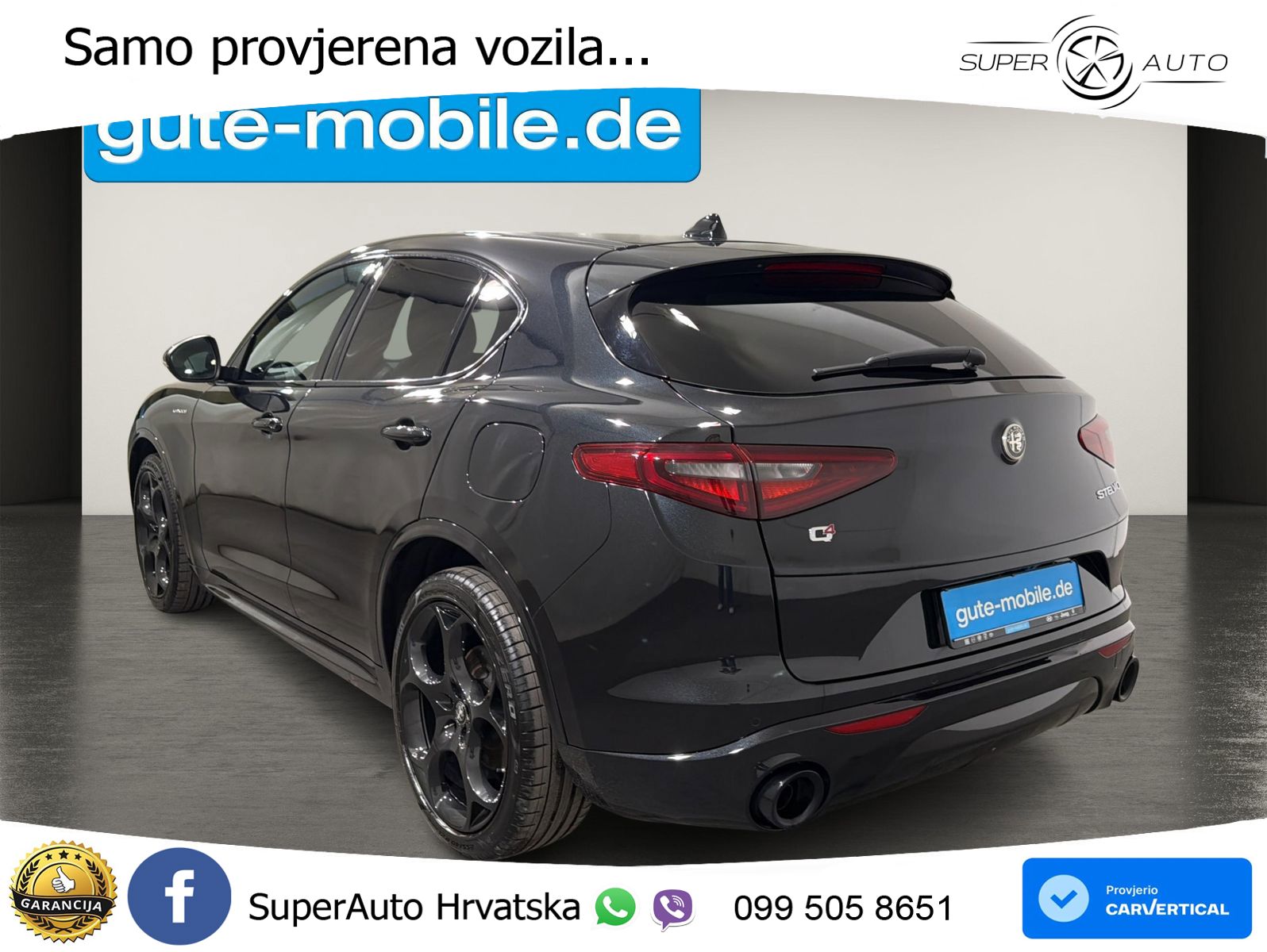 Alfa Romeo Stelvio 2.0 Turbo (280 KS) Q4 Automatic LED+GR SJED+ACC