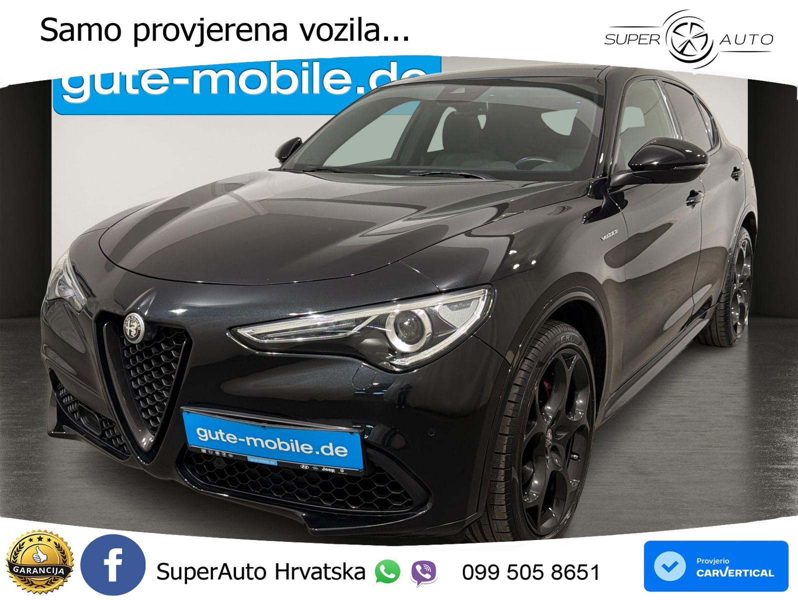 Alfa Romeo Stelvio 2.0 Turbo (280 KS) Q4 Automatic LED+GR SJED+ACC
