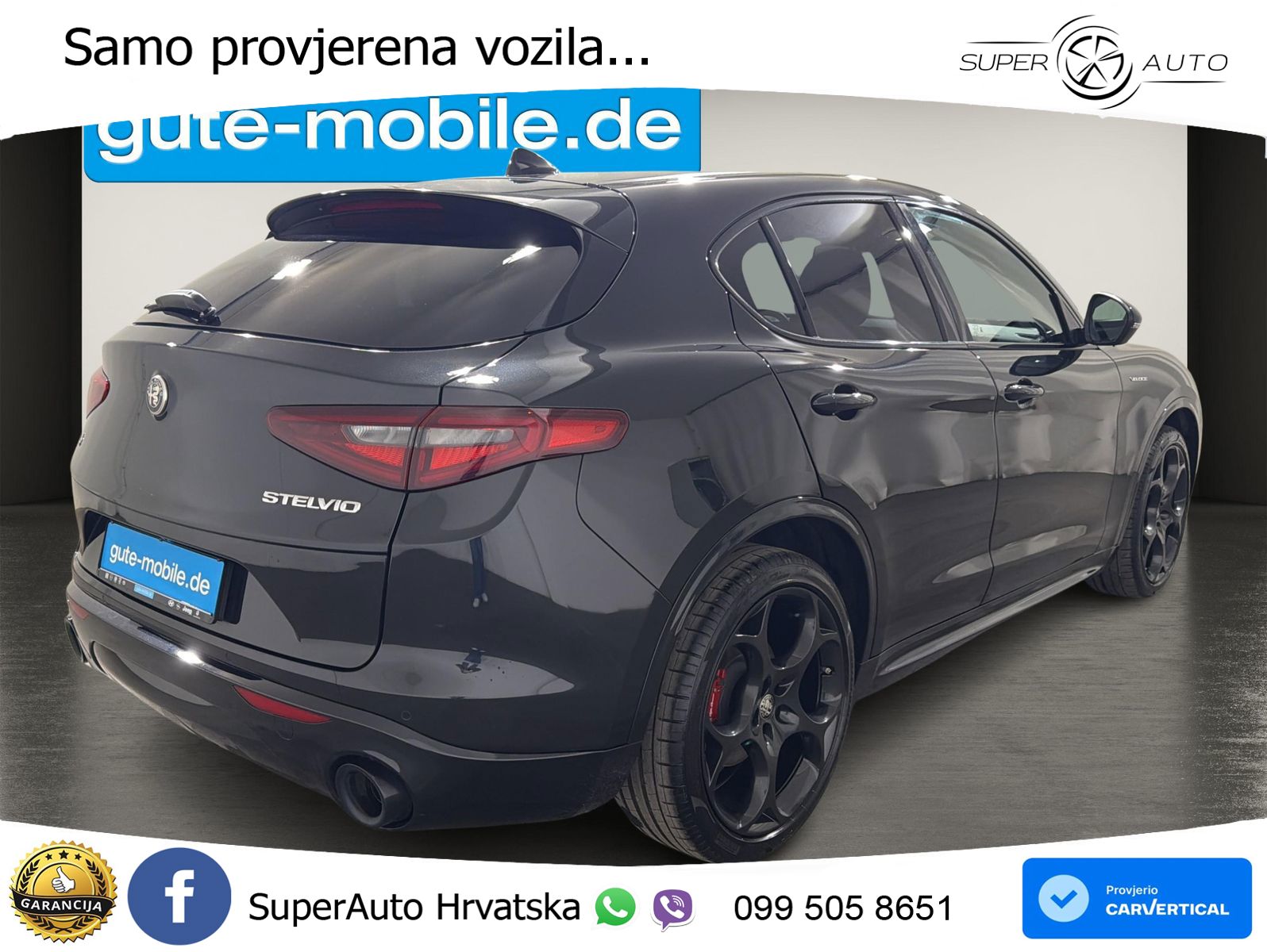 Alfa Romeo Stelvio 2.0 Turbo (280 KS) Q4 Automatic LED+GR SJED+ACC