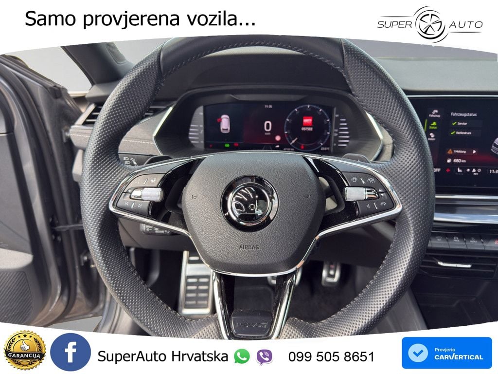 Škoda Octavia Combi 2.0 TSI (190 KS) 4x4 DSG SportLine LED+GR SJED+ACC