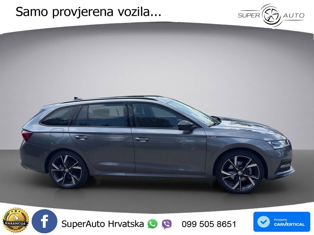 Škoda Octavia Combi 2.0 TSI (190 KS) 4x4 DSG SportLine LED+GR SJED+ACC