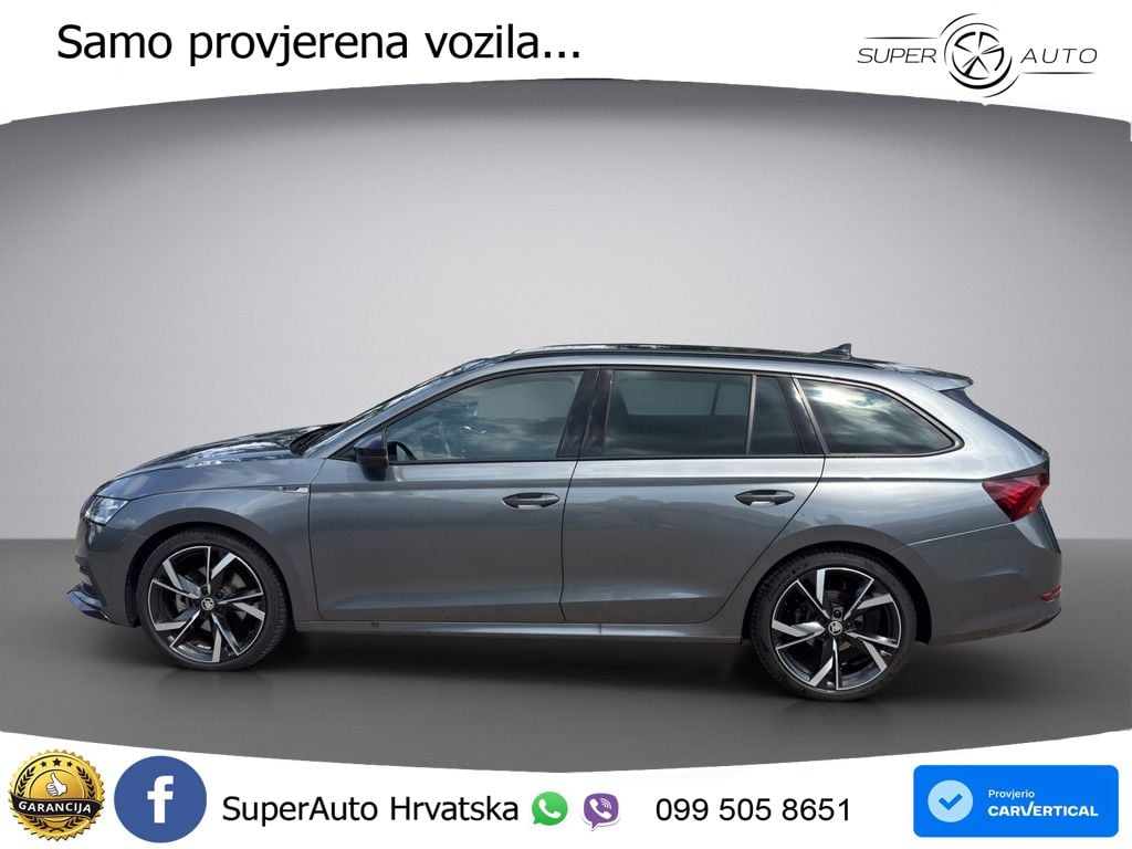 Škoda Octavia Combi 2.0 TSI (190 KS) 4x4 DSG SportLine LED+GR SJED+ACC