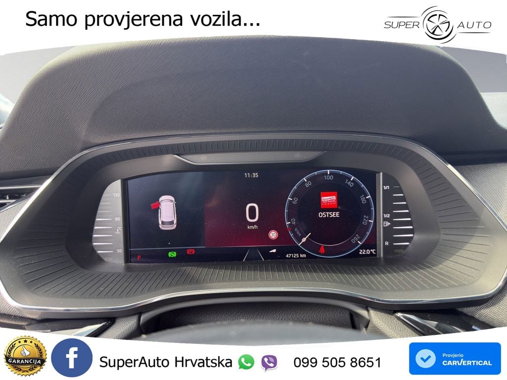 Škoda Octavia Combi 2.0 TSI (190 KS) 4x4 DSG SportLine LED+GR SJED+ACC
