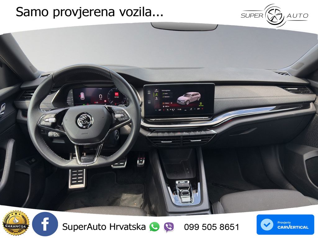Škoda Octavia Combi 2.0 TSI (190 KS) 4x4 DSG SportLine LED+GR SJED+ACC