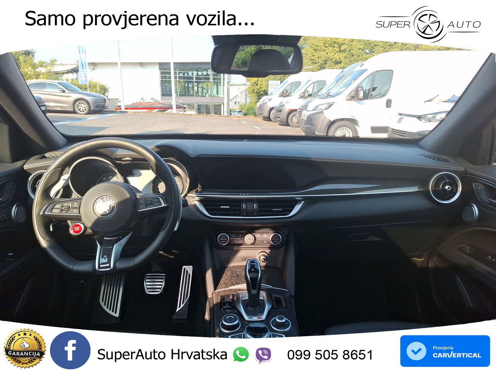 Alfa Romeo Stelvio Quadrifoglio 2.9 V6 Bi-Turbo (520 KS) Q4 Automatic LED+GR SJED+ACC