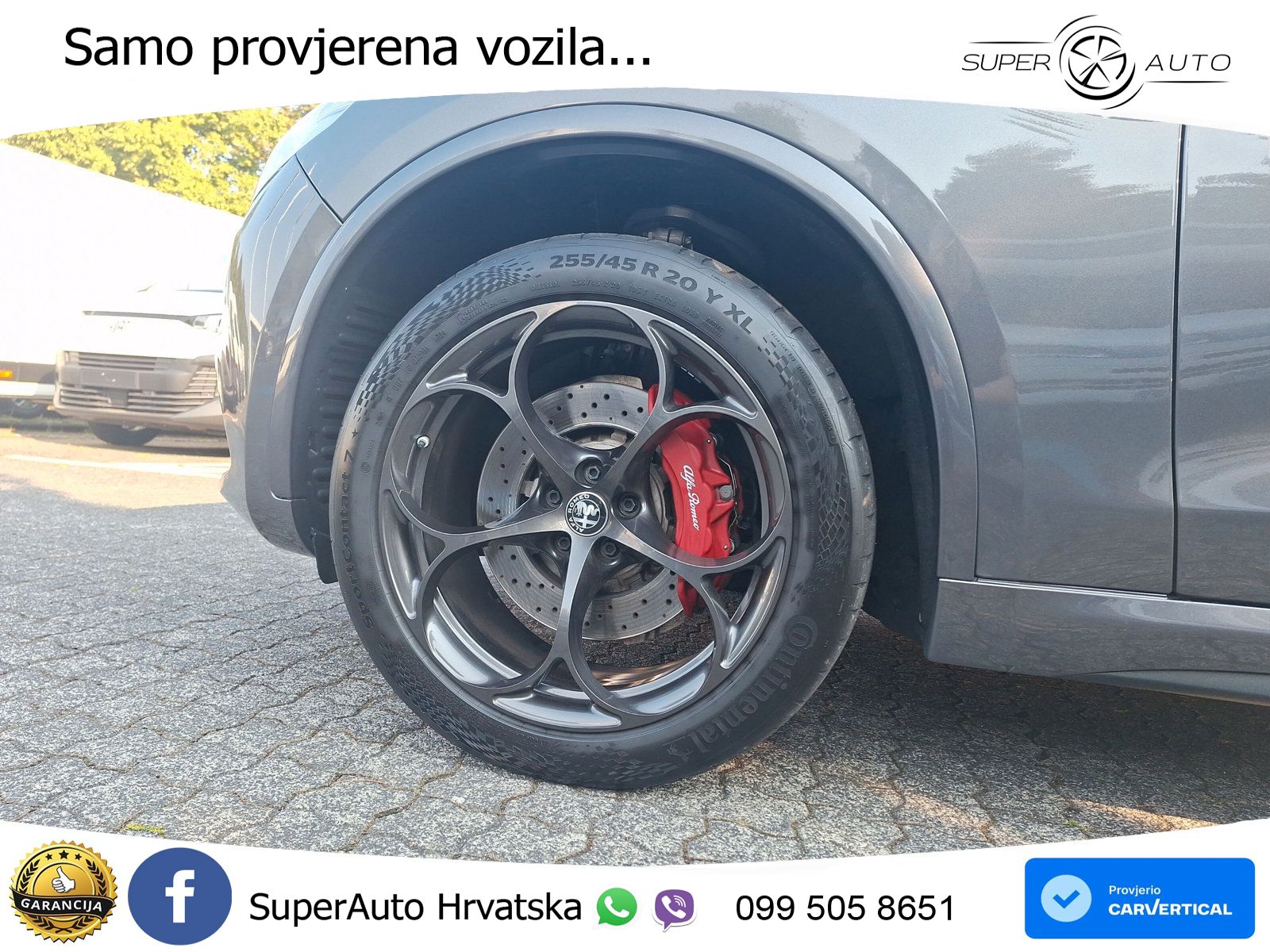 Alfa Romeo Stelvio Quadrifoglio 2.9 V6 Bi-Turbo (520 KS) Q4 Automatic LED+GR SJED+ACC