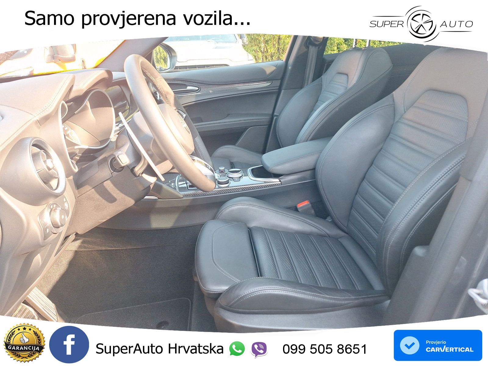 Alfa Romeo Stelvio Quadrifoglio 2.9 V6 Bi-Turbo (520 KS) Q4 Automatic LED+GR SJED+ACC