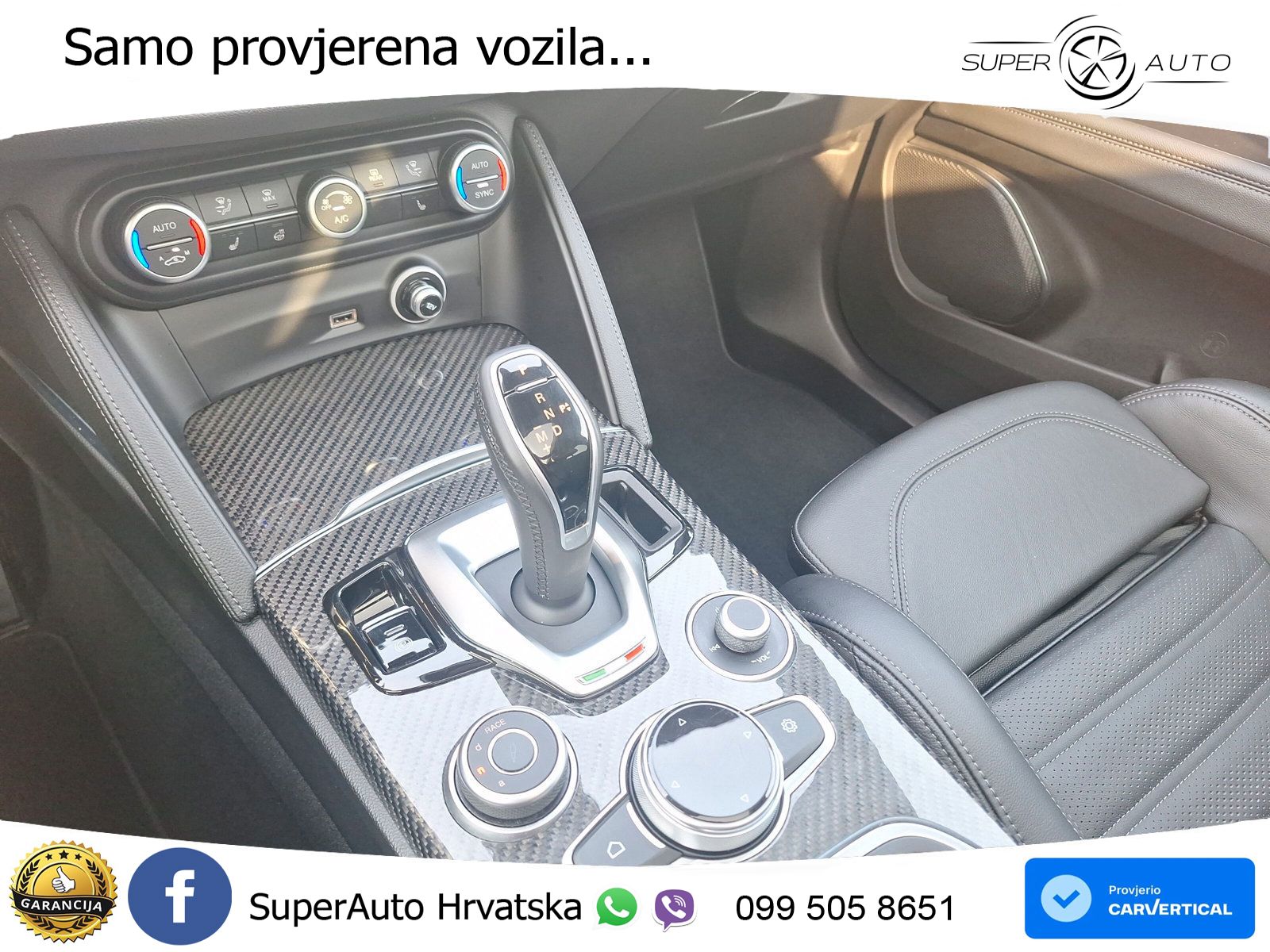 Alfa Romeo Stelvio Quadrifoglio 2.9 V6 Bi-Turbo (520 KS) Q4 Automatic LED+GR SJED+ACC