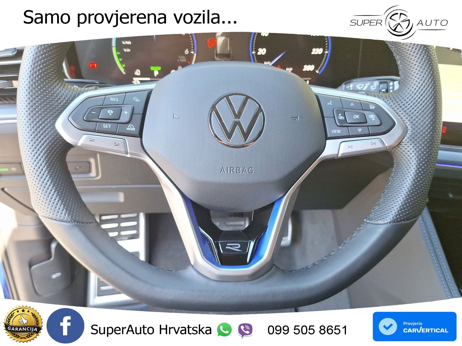 Volkswagen Touareg R 3.0 V6 TFSI (462 KS) 4MOTION Tiptronic ZRAČNI+ACC+4xGR SJED+KAM