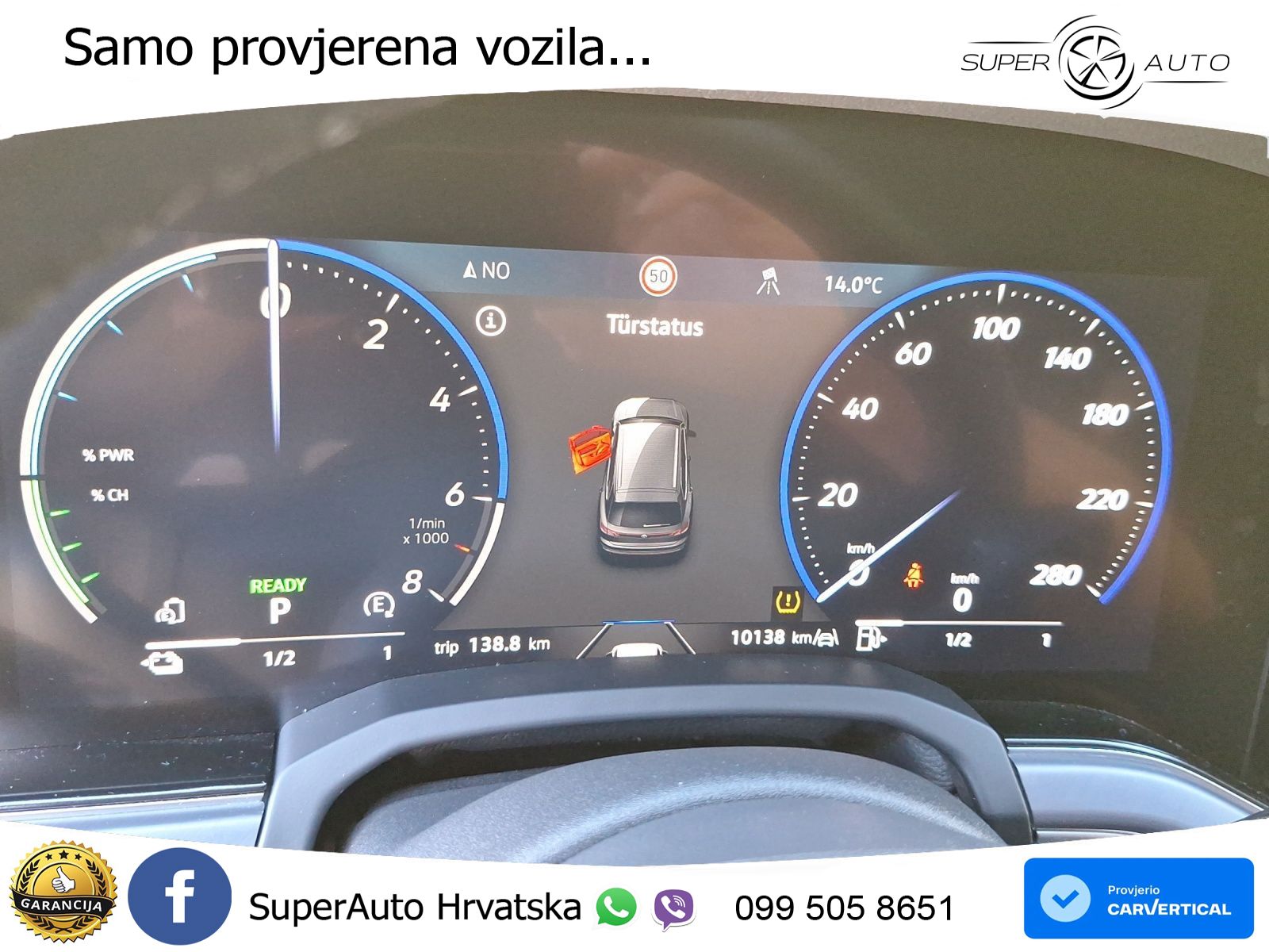 Volkswagen Touareg R 3.0 V6 TFSI (462 KS) 4MOTION Tiptronic ZRAČNI+ACC+4xGR SJED+KAM