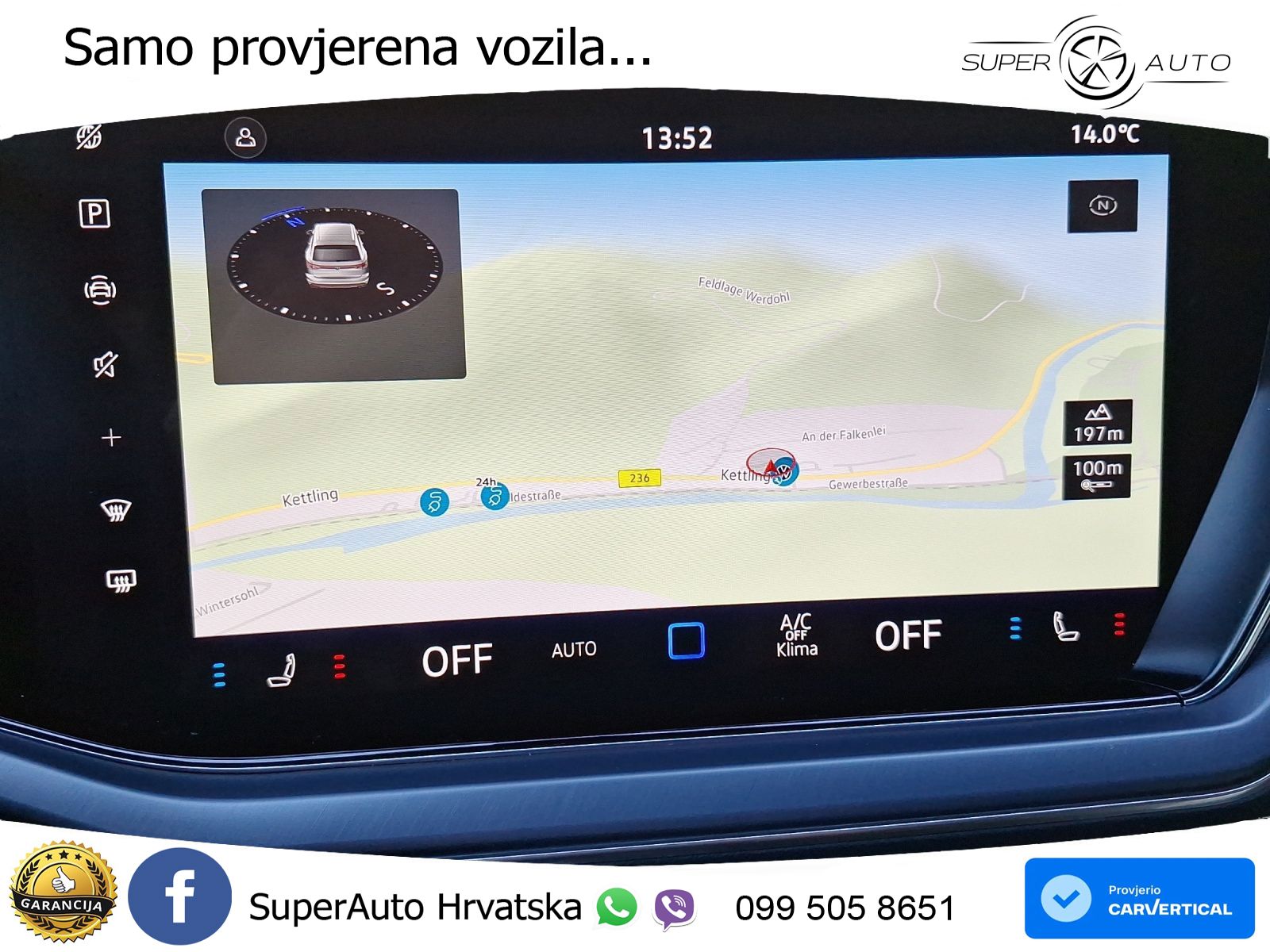 Volkswagen Touareg R 3.0 V6 TFSI (462 KS) 4MOTION Tiptronic ZRAČNI+ACC+4xGR SJED+KAM