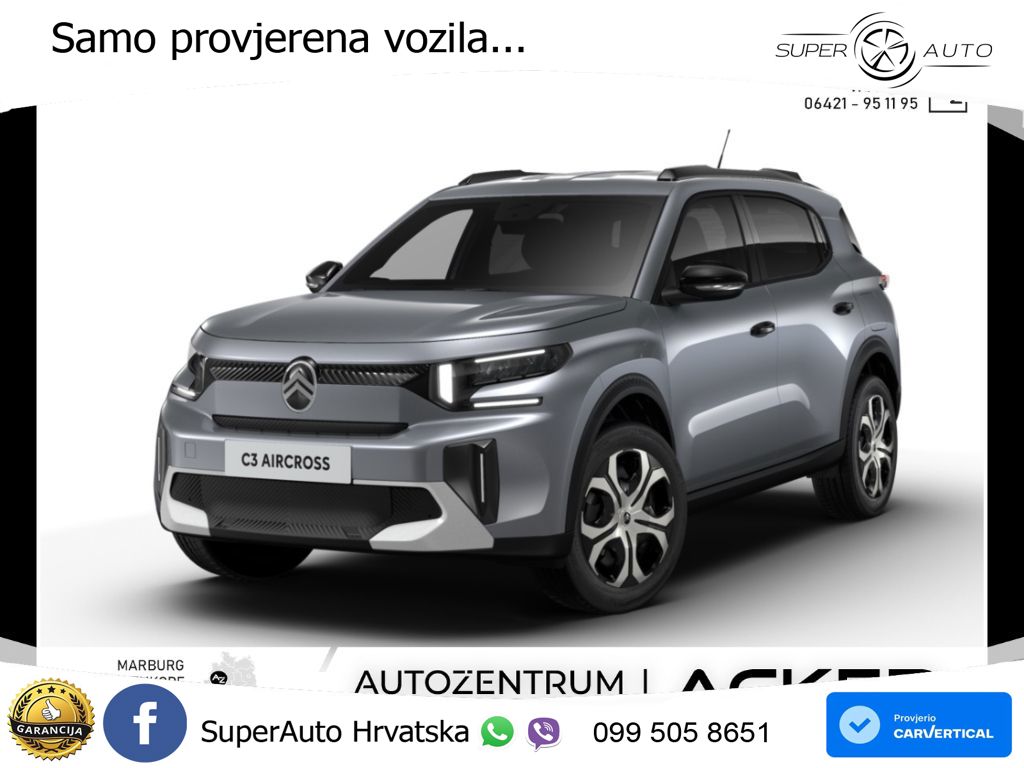 Citroen C3 Aircross 1.2 PureTech (101 KS) PLUS