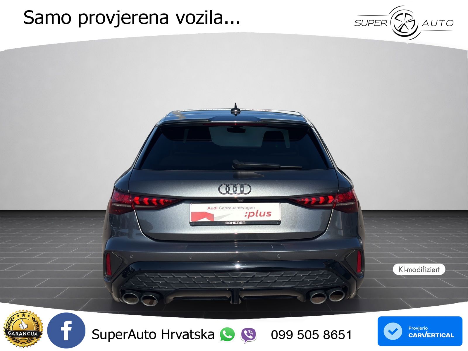 Audi S3 2.0 TFSI (333 KS) quattro S tronic MATRIX+GR SJED+KAM