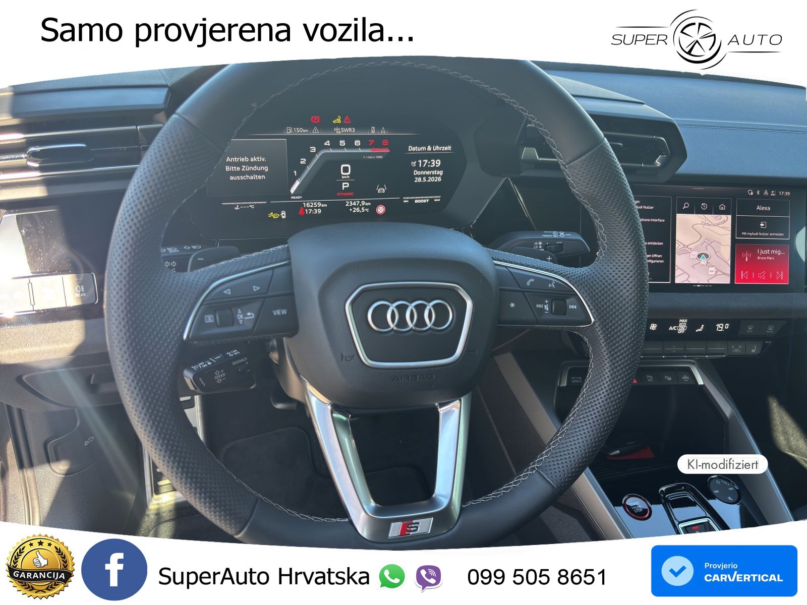 Audi S3 2.0 TFSI (333 KS) quattro S tronic MATRIX+GR SJED+KAM