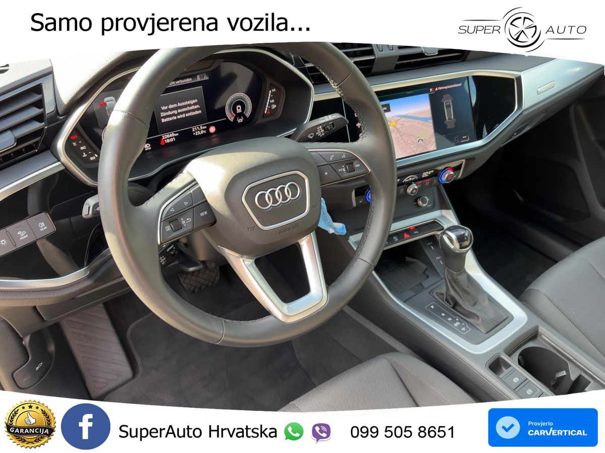 Audi Q3 Sportback 35 TFSI (150 KS) S tronic LED+GR SJED+ACC