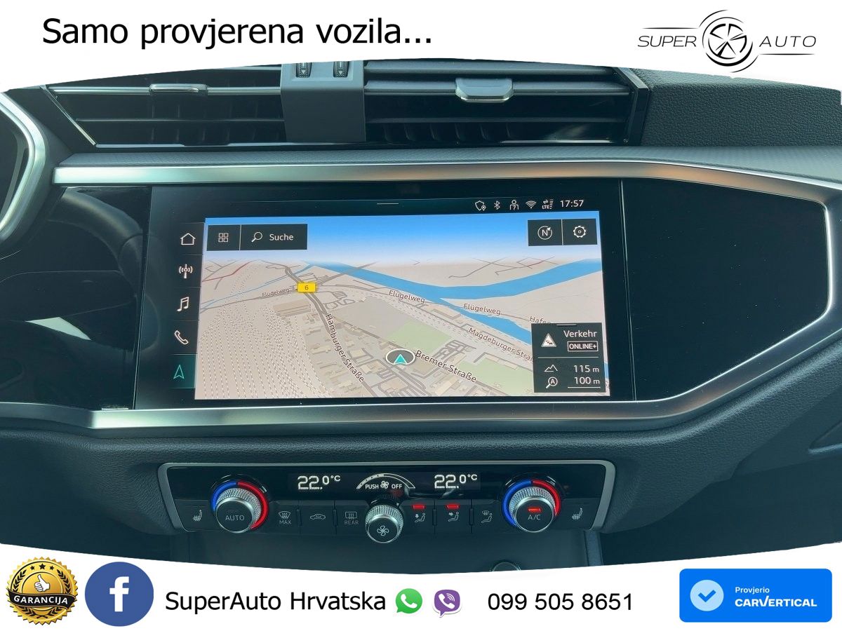 Audi Q3 Sportback 35 TFSI (150 KS) S tronic LED+GR SJED+ACC