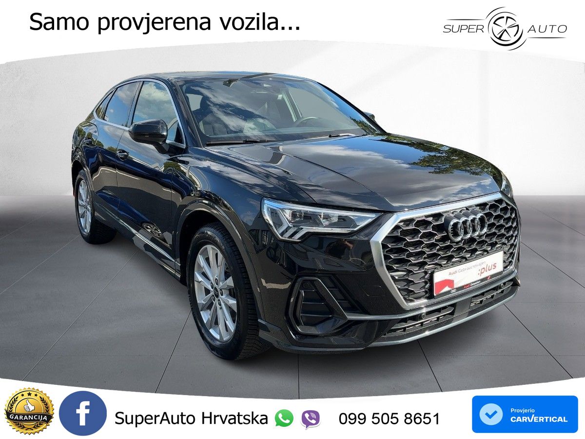 Audi Q3 Sportback 35 TFSI (150 KS) S tronic LED+GR SJED+ACC