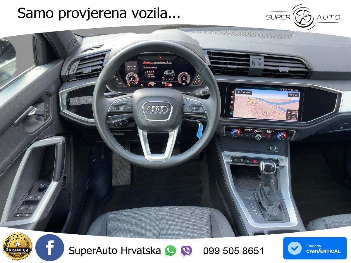 Audi Q3 Sportback 35 TFSI (150 KS) S tronic LED+GR SJED+ACC