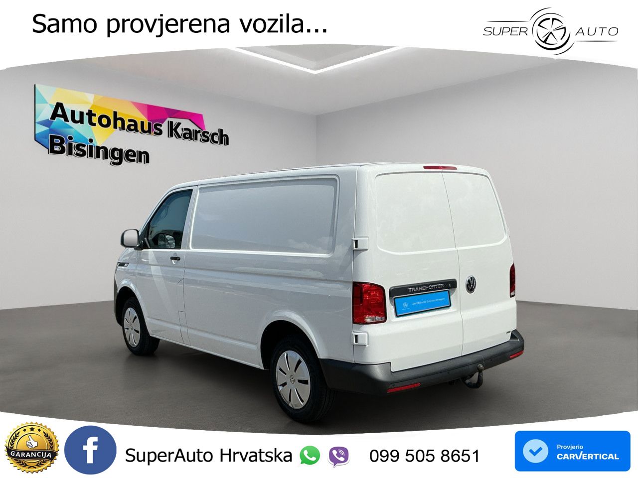 Volkswagen T6.1 Transporter 2.0 TDI Kasten AHK, KLIMA, PDC 110 KS