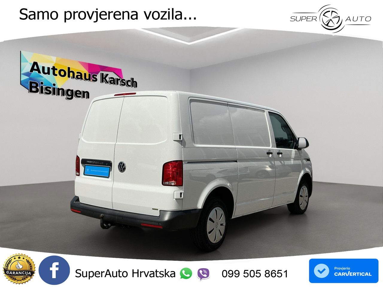 Volkswagen T6.1 Transporter 2.0 TDI Kasten AHK, KLIMA, PDC 110 KS