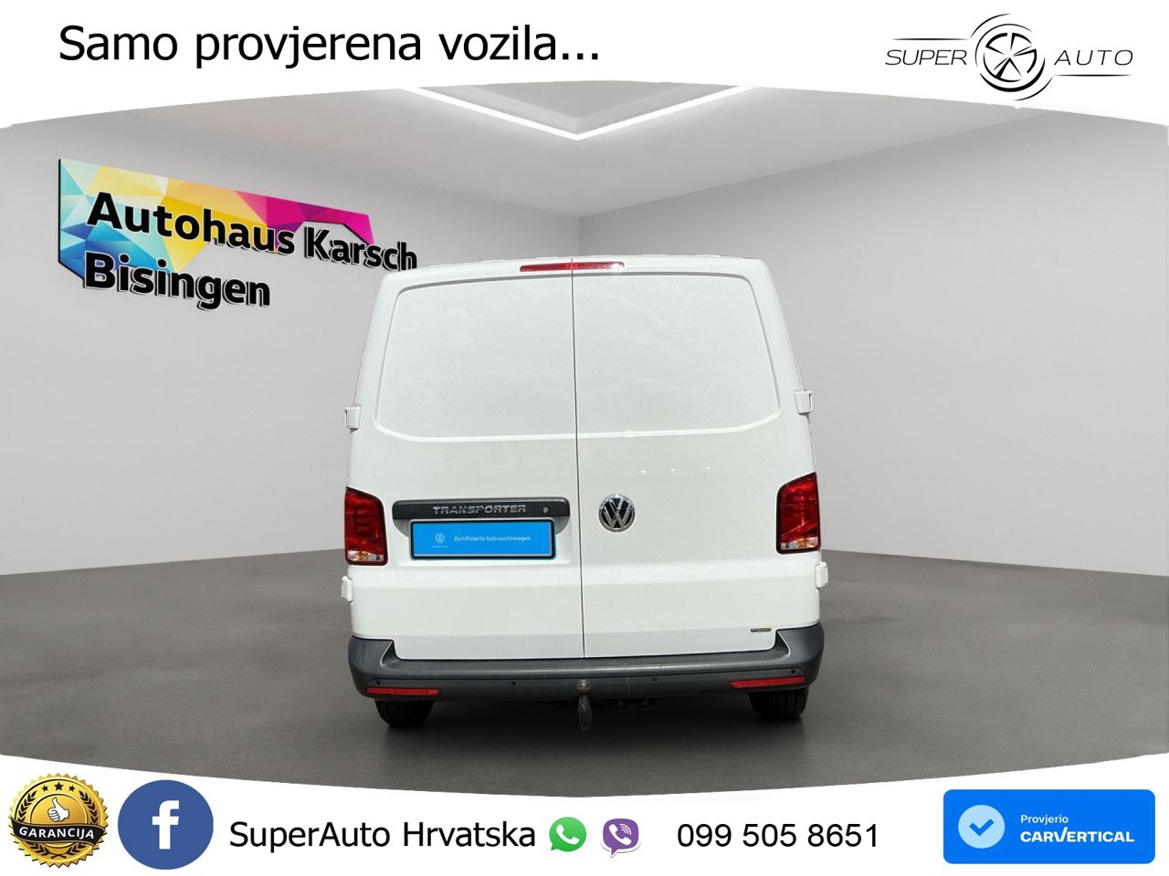 Volkswagen T6.1 Transporter 2.0 TDI Kasten AHK, KLIMA, PDC 110 KS