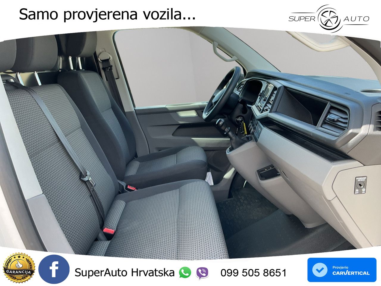 Volkswagen T6.1 Transporter 2.0 TDI Kasten AHK, KLIMA, PDC 110 KS