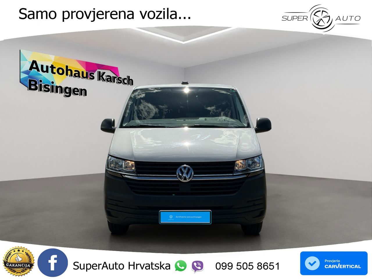 Volkswagen T6.1 Transporter 2.0 TDI Kasten AHK, KLIMA, PDC 110 KS