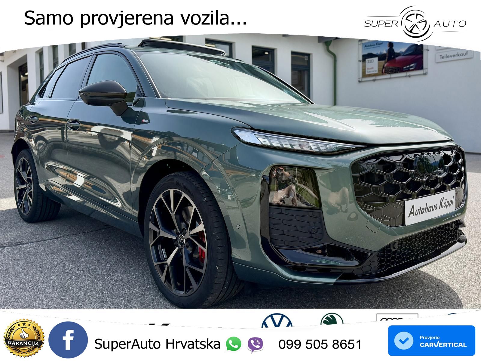 Audi Q3 2.0 TFSI (204 KS) quattro S tronic S line LED+GR SJED+ACC