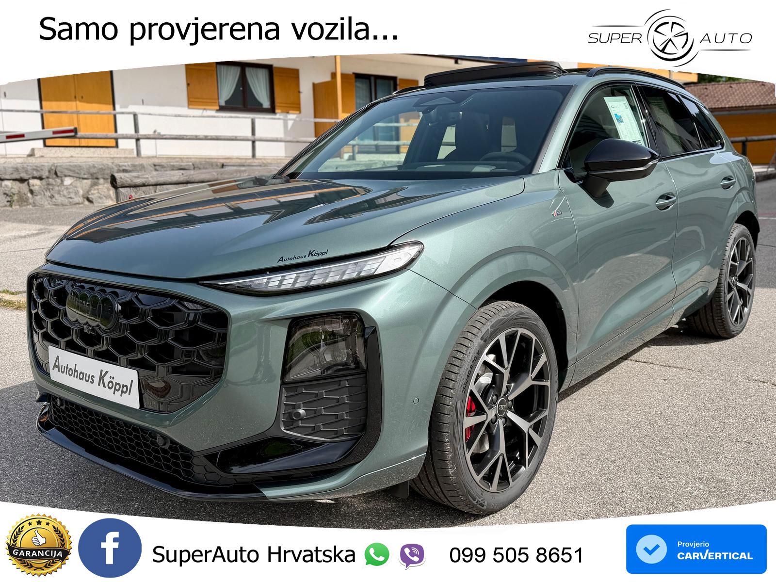 Audi Q3 2.0 TFSI (204 KS) quattro S tronic S line LED+GR SJED+ACC