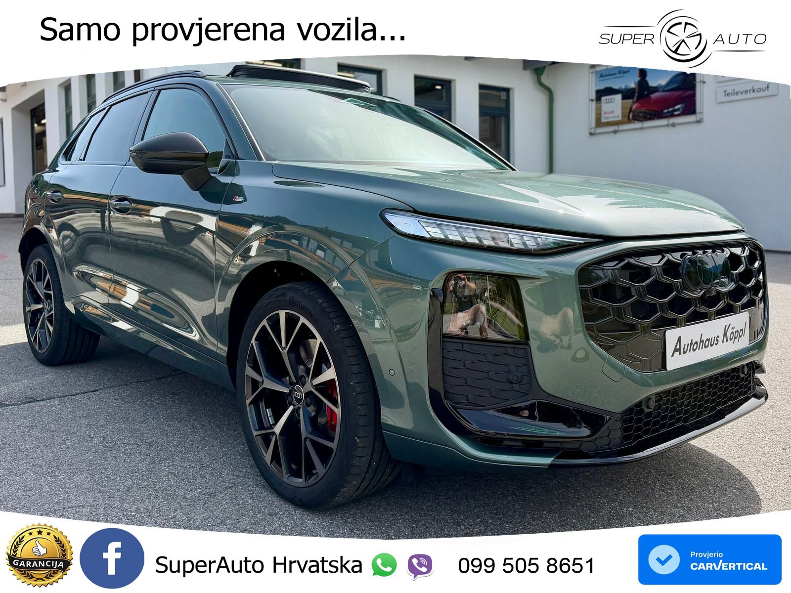 Audi Q3 2.0 TFSI (204 KS) quattro S tronic S line LED+GR SJED+ACC