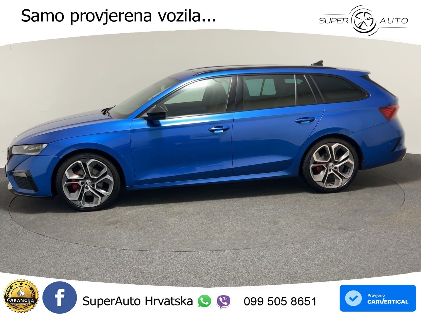 Škoda Octavia Combi RS 2.0 TDI (200 KS) 4x4 DSG LED+GR SJED+ACC