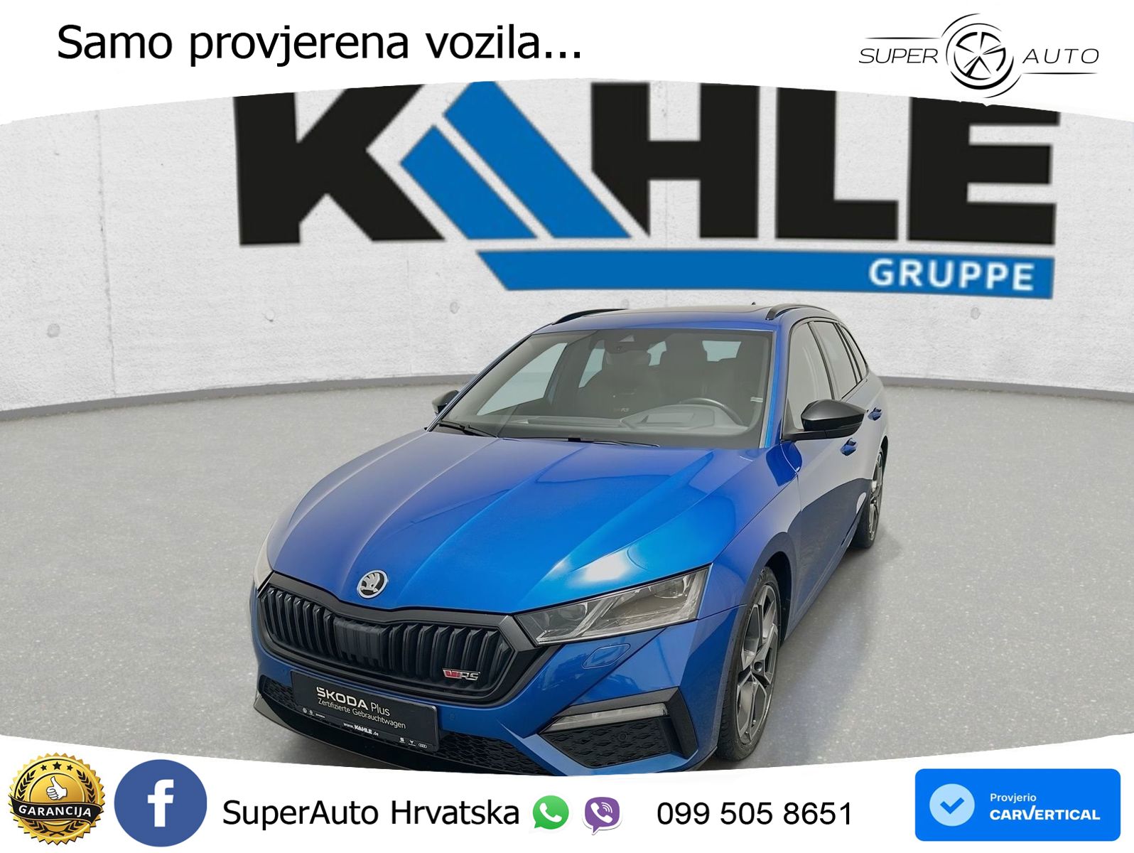 Škoda Octavia Combi RS 2.0 TDI (200 KS) 4x4 DSG LED+GR SJED+ACC
