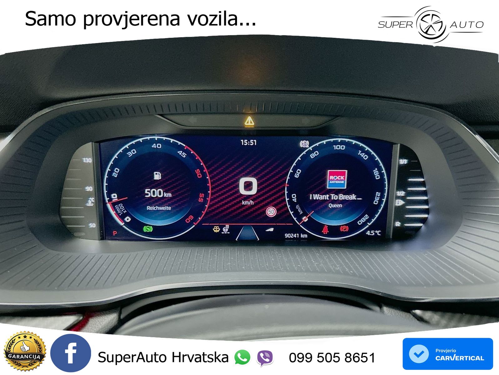 Škoda Octavia Combi RS 2.0 TDI (200 KS) 4x4 DSG LED+GR SJED+ACC