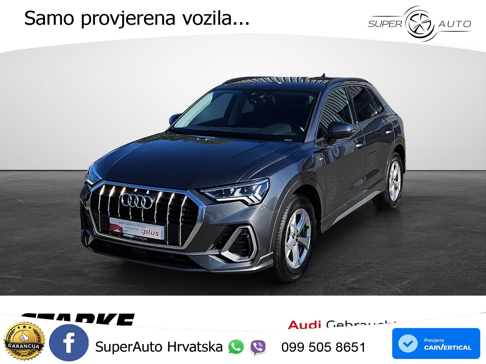 Audi Q3 35 TFSI (150 KS) S tronic S line MATRIX+GR SJED+KAM